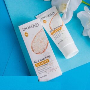 Bioaqua Rice Raw Pulp Cleanser / Face Wash (100g) - Image 2