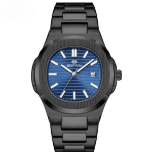 BESTWIN BW-137 Men's Luxury Quartz Watch Stainless Steel Watch ? Classic Analog Display, Stainless Steel Strap, Waterproof Design, Ideal for Business and Casual Wear |Mans Watch (Without Box)? - Image 4