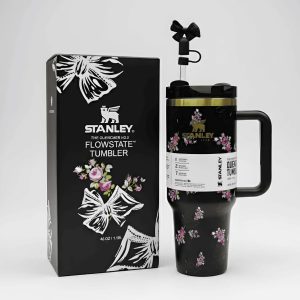 Stanley Premium Printed Tumbler 40oz with Box ? Stylish Stainless Steel Vacuum Insulated Travel Mug