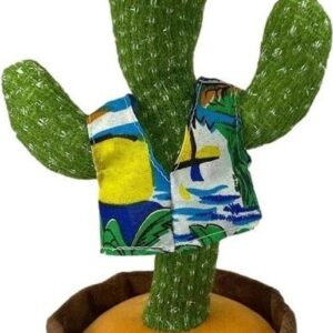 Dancing Cactus Toy | Talking Cactus | Tree Cactus Plush Toy for Children, Kids & Toddlers - Rechargeable Cactus Toys For Kids - With Box - Image 4