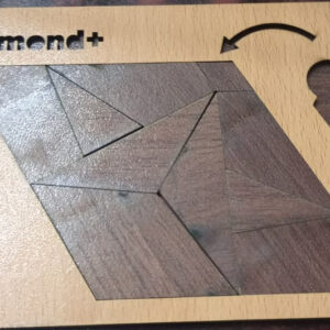 Diamond Mind master Wooden puzzle 4?6 inch size - Image 4