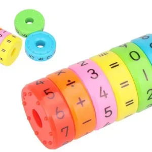 Pieces Magnetic Montessori Kids Preschool Educational Plastic For Children Math Numbers DIY Assembling Boys Girls - Alphabetic Magnetic Calculator - Mathematic Toy - Image 5