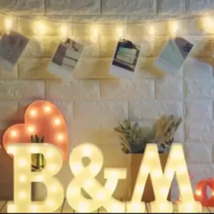 1pcs LED Alphabet Battery Operated All Led Letter A TO Z For Night Lights Wedding Birthday Party For Room and Decoration Using Without Electricity - Image 3