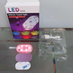 Car LED Lights Interior Magnetic Auto Interior lighting USB Rechargeable Portable LED Lights Car Night Reading Car Ambient Lighting 7 Colors (Random color) - Image 4