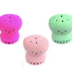 Octopus Shape Face Cleansing Brush (Random Color) - Image 2