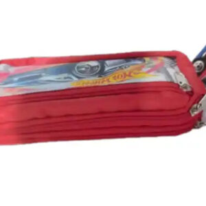 Hot Wheels Stationary Pouch - 3 Compartments Pencil Case for kids for School. - Image 3