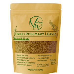 Valam Naturals Dried Rosemary Leaves 100g ? 100% Natural, Preservative-Free Herb for Cooking, Hair & Scalp Care, and Immune Support - Image 1