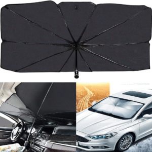 Foldable Car Windshield Umbrellas, Car Windshield Sun Shade Umbrella for Front Windows, Suitable for Windshields of Various Car Models - Image 3