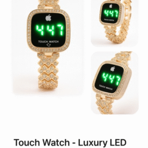 LED Touch Screen Watch ? Waterproof, Cell Operated, Stylish Digital Wristwatch (No Box) - Image 1