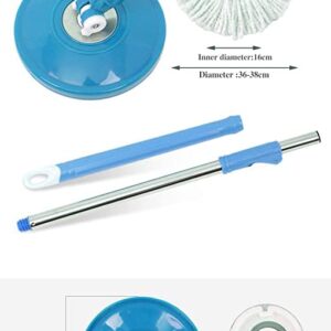 360 Degree Rotating Spin Mop - Original Replacement Parts for Home, Kitchen & Bathroom Cleaning spin mop  ( Random Color ) - Image 1
