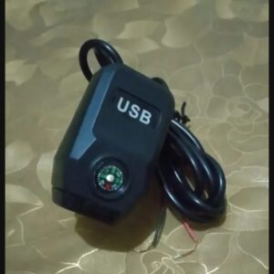Motorcycle USB Charger with Compass ? Fast Charging, Waterproof, 36-105V ? Universal for Motorcycles & E-Bikes - Image 1