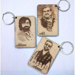 Customize Wooden Keychain <b>( Name & Picture )</b> - Image 3