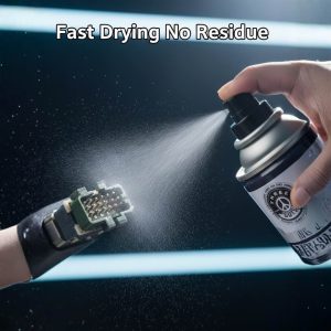 THREE GUYS Electronic Contact Cleaner Spray 450ml ? Fast Drying Formula for Switches, Circuit Boards, Sensors & Electronics | German Engineered