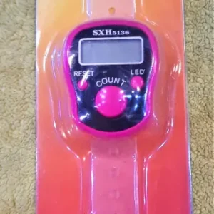 SXH Original Finger Counter with LED - Counts ( Tasbeeh / Digital Clicker ) (Random Color) - Image 2