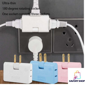 3 In 1 Rotatable Socket (Multi-Color) - Image 4