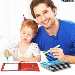 Magic Water Coloring Book for Kids ? Reusable Drawing & Painting Fun (Random Colors & Designs) - Image 4