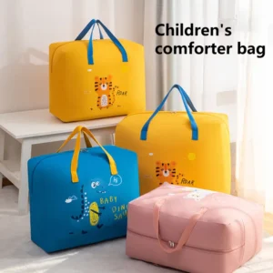 Baby Dinosaur Cloth Organizer And Storage Handbag Portable | only blue color available. - Image 3