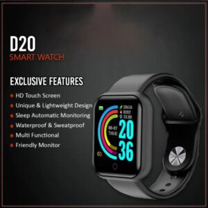 D20 Ultra Smart Watch Heart Rate Blood Pressure Oxygen Reloj Intelligent Smart Bracelet(random color) - Image 4