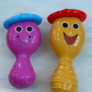 Huiye Child Shake Fun Toy Hand Baby Rattle And Shake Musical Toy Rattle For Kids ( 2PCS SET) - Image 1