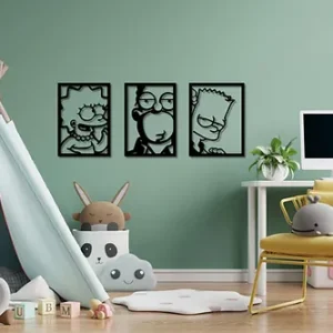 Simpsons Kids room decoration  MDF wood material - Image 2