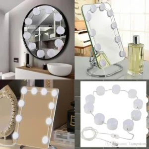 Vanity Mirror Fill Light Bulb | Changeable Luminance 3 Colors LED USB String Dimmable Vanity Light - Image 1