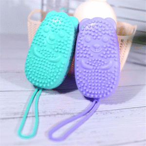 silicone soap bath massage / Bath Body Brush High Quality Silicon Bath Brush (random color) - Image 4
