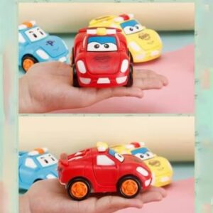 1 Pc - Pull Back Robot Car Toy - Push & Go Convert Robot Cars Toys For Kids Boys Girls Baby Babies Friction Powered Vehicle - Random Color - Image 2