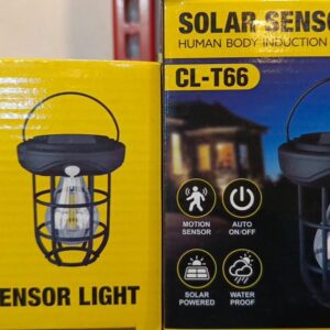 Solar Hang Lamp 1pc Solar Powered Outdoor Camping Lamp With Motion Sensor & Tungsten Wire - Image 3