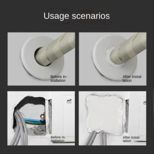 Wall Hole Sealant Strong Adhesive Diy Sealant Clay Air Conditioning Hole Repair Cream Mud - Sealant Mud, Clay Repair Glue Pipe Sealing Fireproof Caulking Repair Mud Hole, Hole Filler - 01 PCs - Image 4