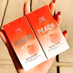 3 In 1 Shijing Peach Lip Balm ? 3-in-1 Moisturizing, Hydrating, Protective & Nourishing Lip Care with Vitamin E ? Natural Peach Flavor, Organic, Vegan & Cruelty-Free - Image 3