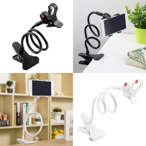 Mobile Phone Stand Holder Flexible and Power Full Grip - 360 Degree Rotating Mobile Stand Bedside Able Lazy Snake Mobile Phone Holder - Random Color - Image 4