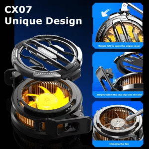 MEMO CX07 Mobile Phone Magnetic - Cooling Fan Radiator Cool Heat Absorber For IOS iPhone Android ( Random Color ) - Image 4