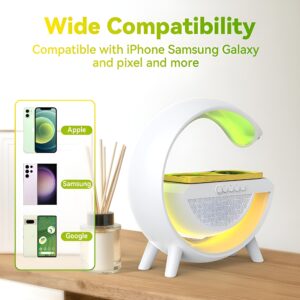 G Shaped RGB Light Table Lamp With Wireless Charger BT2301 - Image 5