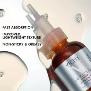 Vichy vitemin C serum 20 ml | LiftActiv Vitamin C Serum, Brightening and Anti Aging Serum for Face with 15% Pure Vitamin C, Skin Firming and Antioxidant Facial Serum for Brightness and Moisturizing - Image 4