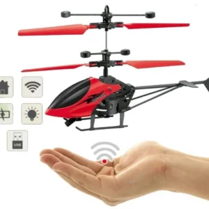 Rechargeable Flying Helicopter with lights,(Hand Sensor Control)  Best Toy For Kids playing (Random color) - Image 4