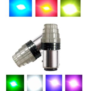 1 Pc LED Bike Back Light Flasher Bulb | Motorcycle Back Light Flasher Bulb | Multi color lights Flasher for bike - Image 2