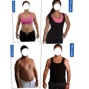 Men Sweat Shaper  Polymer Vest- Instantly Shapes And Slims - Image 4