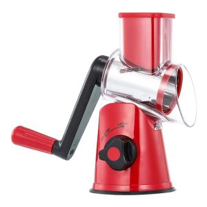 Table Top Drum Grater ? Manual Vegetable Cutter, Slicer & Grater | Multi-Functional 3-in-1 Kitchen Gadget for Effortless Food Prep (Random color)