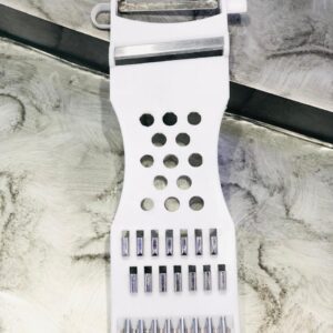 Multipurpose Vegetable Fruit Cutter Metal Scraper Fruit Grater Potato Carrot Cucumber Slicer Garlic Slicer Apple Kitchen Accessories Cooking Tool Cutter(random color) - Image 3