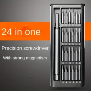 24 in 1 Precision Mini Magnetic Screwdriver Set, 24 in 1 Tool Kit, The Ultimate Electronic Repair Tool Kit for Phone, Tablet, Computer, Laptop, PC, Game Controller, Watch, Precision Screwdriver Set Magnetic - Image 5