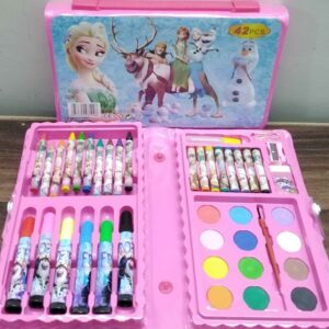 42-Piece Complete Coloring Kit for Kids ? Themed Crayons, Markers, Pencil Colours & Art Accessories - Image 4