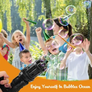 Automatic Bubble Gun For Kids | Water Gatling Play Gun for Boys & Girls (Random color) - Image 4