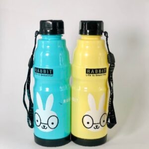 Commando Water Bottle ? 500ml Leakproof BPA-Free Sports & Travel Bottle (Random Color & Design) - Image 1