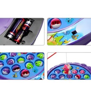 Magnetic Fish Catching with Rod | fishing game toy for kids (Random color) - Image 1