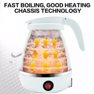 Portable & Foldable Electric Kettle Easy To Carry (Random Colour) - Image 4