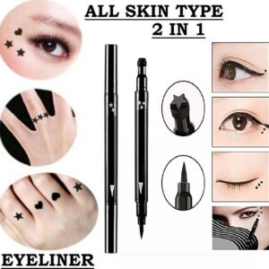 Hudabeauty Eyeliner / 2 in 1 Eyeliner Stamp - Stamp Eyeliner Pen - Stamp liner - Image 5