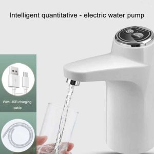 Touch Intelligent Electric Water Pump ? Rechargeable Automatic Dispenser For Bottled Water With One -Touch Operation (Random Color)