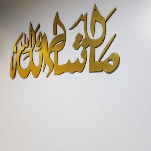 ???????? Full Shining Mirror Golden Acrylic Pcs - Image 4