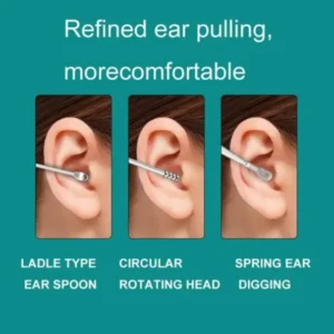 Big deal pack of 2 - Ear Wax Cleaner & Mushroom Led Night Light (Random color) - Image 2