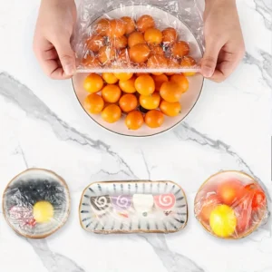 ( 2 in 1 ) stack- up shelf and disposible food bag (100 pieces) (random color) - Image 3